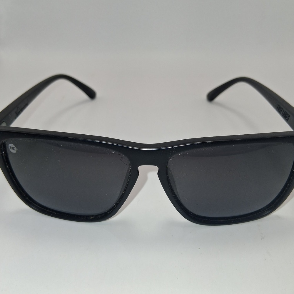 Knockaround Premiere Sunglasses Black Frame Smoke Lenses Cycling Sport